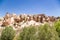 Turkey, Cappadocia. Valley View Devrent with figures of weathering (outliers)
