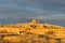 Turkey. Cappadocia. View on rock-castle of Uchisar