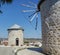 Turkey Cesme Alacati historic Windmill