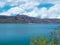 Turkey, Elazig Hazar lake and mountain landscape