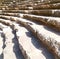 in turkey europe aspendos the old theatre abstract texture of st