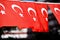 Turkey flags are seen during the country`s national day