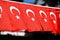 Turkey flags are seen during the country`s national day