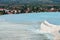 Turkey landmark - Pamukkale travertine pools