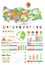 Turkey map and Infographics design elements. On white