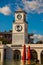TURKEY, MARMARIS: The main building with a Tower in the city center on the Youth Square on May 19 in Marmaris.