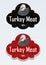 Turkey Meat Seal / Sticker