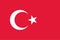 Turkey official flag