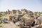 Turkey, Pamukkale (Hierapolis). Ruins in the archaeological area