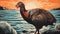 Turkey On A Rock: Vibrant Woodcut-inspired Graphics And Hyperrealistic Illustrations