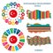 Turkey. Sustainable Development Goals. Icons Set