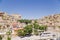 Turkey, Urgup. City landscape in the old town with a minaret