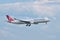 Turkish Airlines Airbus A330 landing at Istanbul Ataturk Airport