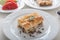 Turkish Borek - Su boregi on breakfast table