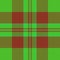 Turkish check seamless vector, naked texture fabric textile. Age background pattern plaid tartan in green and red colors