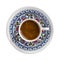 Turkish Coffee with traditional porcelain cup.