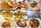Turkish cuisine; Traditional Delicious Turkish foods collage