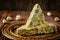 Turkish delight. Arabic dessert with and