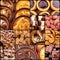Turkish Delight Chocolate Pistachio Waffle Chocolate Custard Cream Tarts Set Collage