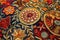 Turkish Embroidery Showcases Rich Patterns With Blend Of Eastern And Western Influences. Generative AI