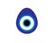 Turkish evil eye symbol - The Nazar Boncuk charm symbol in hand/drawn style - vector evil bead icon