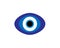 Turkish evil eye symbol - The Nazar Boncuk charm symbol in hand/drawn style - vector evil bead icon