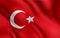 Turkish flag, Turkey country national identity