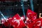 Turkish Flags. People waving Turksih flags in celebration of national days