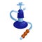 Turkish hookah icon, cartoon style