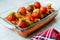 Turkish Islim Kofta Kebab with Meatballs and Cherry Tomatoes Wrapped in Eggplant / Aubergine Slices