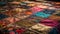 Turkish kilim rug a vibrant patchwork of indigenous creativity and culture generated by AI