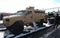 Turkish light armored vehicle `MSPV Panthera F9` captured from terrorists in Syria