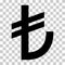 Turkish lira money icon, tl financial business sign,  cash economy symbol isolated on background, vector illustration