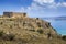 Turkish medieval fortress at Ancient Aptera in Crete, Greece