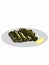 Turkish olive oil, grape leaves and white background white background	cartoon illustration