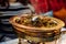 Turkish peasant stew with beef meat and olives