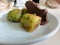 Turkish Pistachio Baklava and Ice Cream