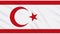 Turkish Republic of Northern Cyprus flag, loop