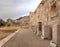 Turkish ruins of stone amphitheater attraction