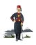 Turkish sailor army uniform.