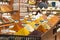 Turkish spices in the Grand Spice Bazaar. Colorful spices in the Spice Market of Istanbul, Turkey