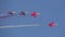 Turkish Stars Aerobatic Team in 4-aircraft Formation Flying Right