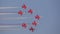 Turkish Stars Aerobatic Team in 7-aircraft Formation