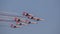 Turkish Stars Aerobatic Team in 7-aircraft Formation Sortie