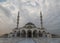 Turkish Style Sharjah Mosque in Sharjah University City, Sharjah Emirates, United Arab Emirates