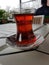 Turkish tea on the table