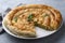 Turkish Tepsi Boregi, Round Borek, Tray pastry (Turkish name rulo borek