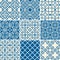 Turkish texture vector semless patterns