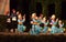 Turkish traditional folkloric dance on stage