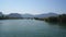 Turkish vast river journey along green coast view of Dalyan